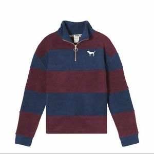 NIP. QUARTER ZIP POLAR FLEECE LARGE